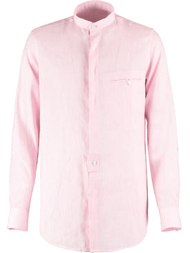 Regular Fit Linen Shirt - Pink