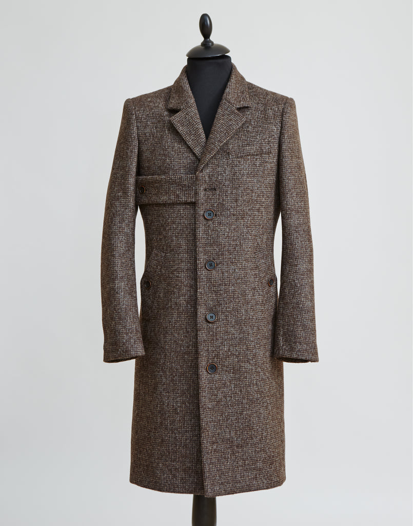 Alpaca Wool Coat - Brown