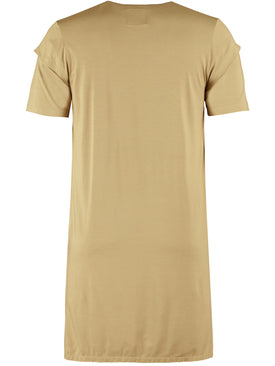 Unisex Long T-shirt- Beige