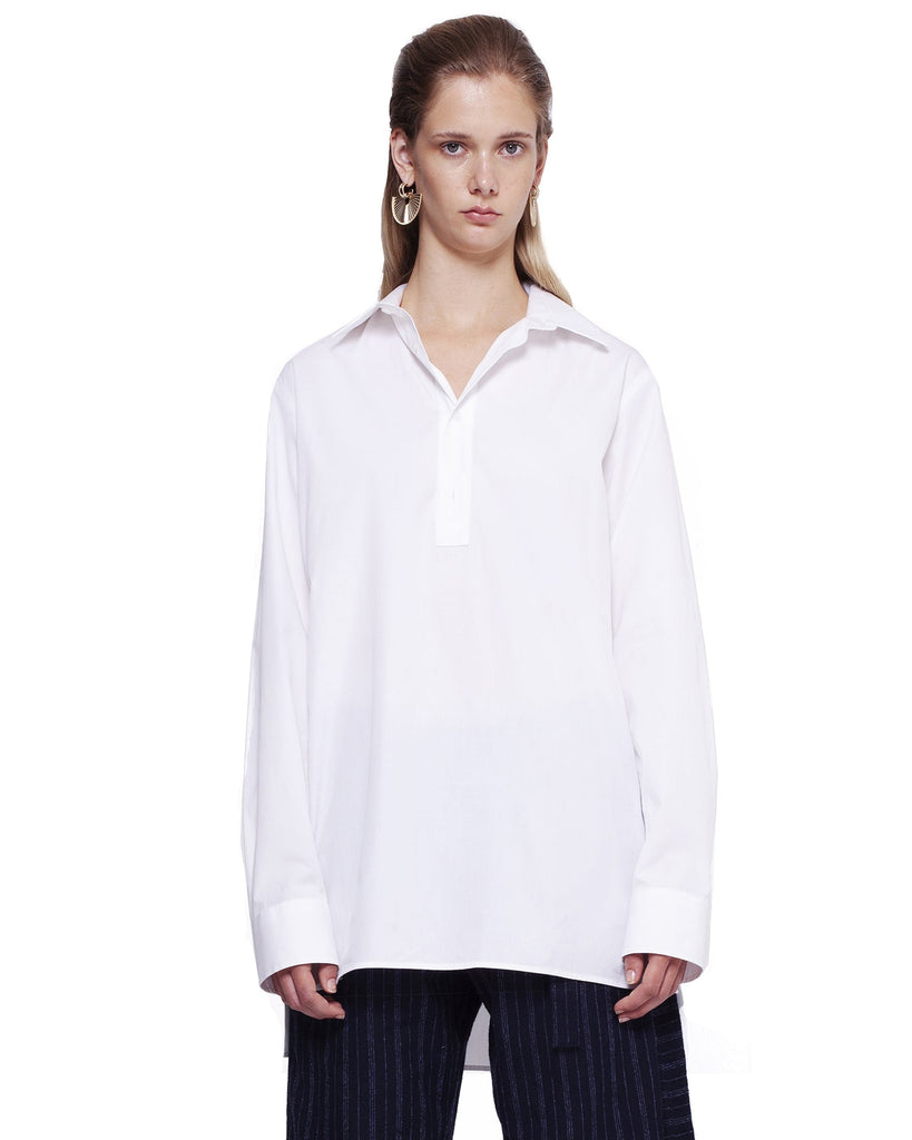 Kaftan Shirt – White Woman front