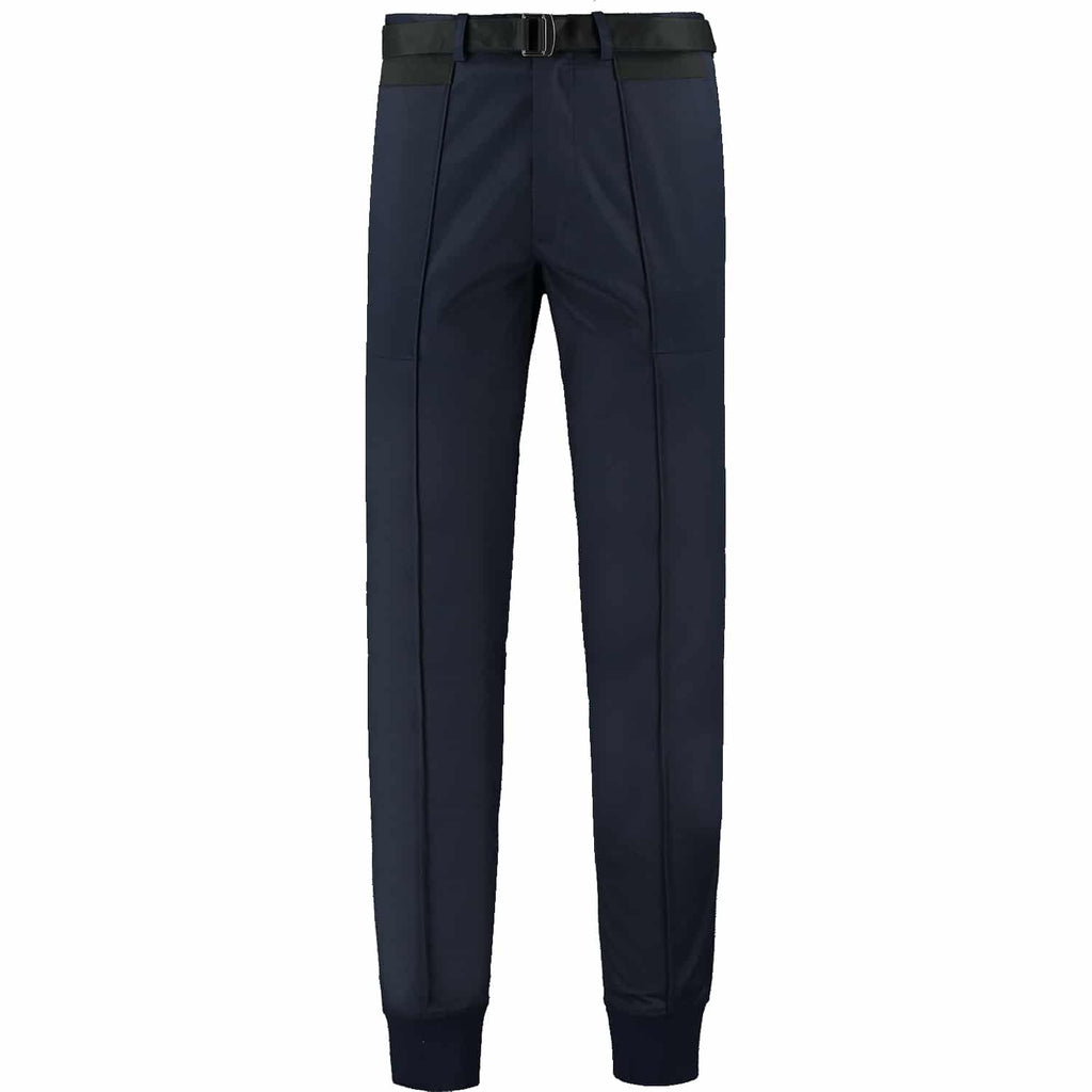 Ribbed Twill Trousers - Navy