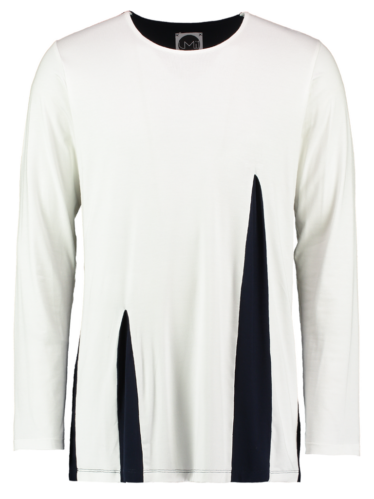 Unisex Jersey Top - White / Black