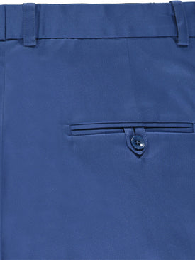 Twill Trousers with 3D Pockets - Blue