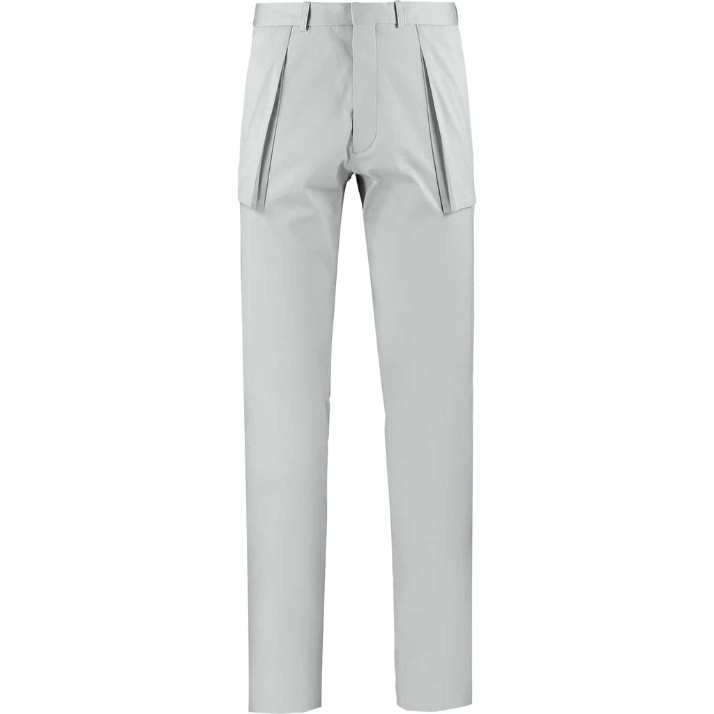 Twill Trousers with 3D Pockets - Grey